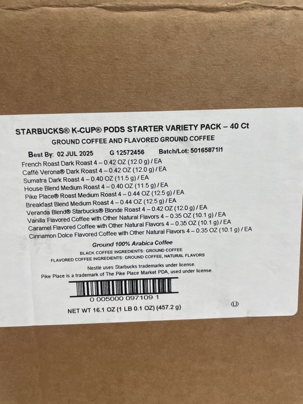 Starbucks K Cup Pods Starter Variety Pack 40 Count Coffee - Picture 4 of 5